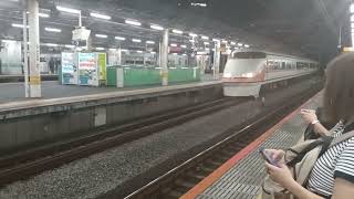 東武100系107編成特急スペーシア日光4号新宿行き赤羽駅(JS22)通過