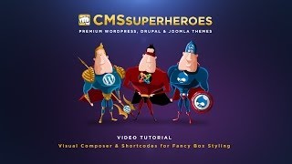Wordpress Tutorial, Visual Composer, Shortcodes - Fancy Boxes
