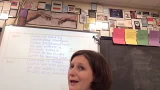 Charting the Clues, teacher guided notes