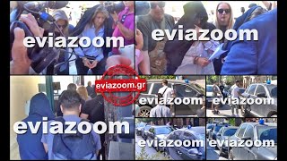 EviaZoom.gr - ΔΟΥ Χαλκίδας: Δύο προφυλακίσεις - Η άφιξη των 7 συλληφθέντων στα δικαστήρια...