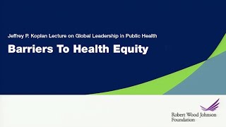 Barriers to Health Equity