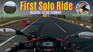 First Solo Bike Ride Part-1 | Vlog-43 | Nashik To Ozar |  #bikeride  @PRG_Unplugged