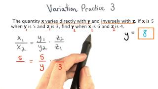 Variation Practice 3 - Visualizing Algebra