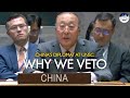 China vetos US' resolution, opposing its neglect of excessive force and long occupation of Palestine