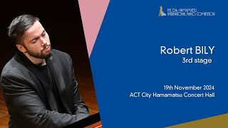 Robert BILY  Third Stage, the 12th Hamamatsu International Piano Competition