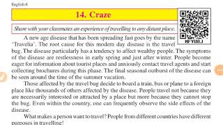 Class-8,English,Lesson-14, Craze, part-1