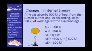 College Chemistry 1, Unit 7: Energy in Reactions - Lecture 1 of 2