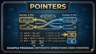 Pointers Example Program 4 | Pointers | C programming | Coding | Madhunandan H M | @Rocker-r3v