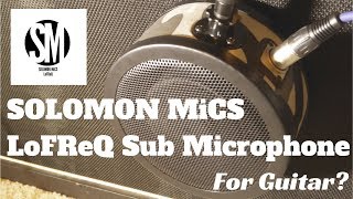 Solomon MiCS LoFReQ Sub Microphone For Guitar