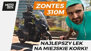 Zontes 310M - do miasta najlepszy skuter? LEKARSTWO na korki! [test, opinia]