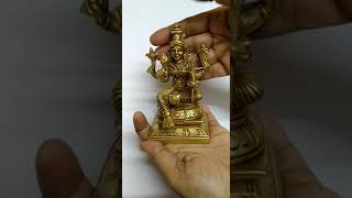 Aadhyathmik Lalitha Devi Ammavaru Idol in Brass 5 Inch   S9031 16