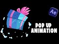 How to Create Pop Up Animation in After Effects | Beginner to Pro | After Effects Tutorial