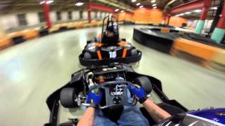 Slick WIllys Indoor Electronic Go Kart Track 8/22/15  Several laps in the 22's best run 22.199