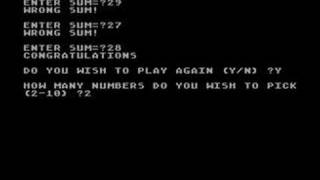 Atari Basic Programming - Adding Numbers - ENGLISH