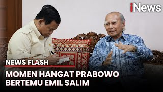 Kunjungi Emil Salim, Adab Santun Prabowo Tuai Sorotan saat Cium Tangan \u0026 Mencatat | News Flash