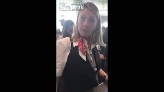 Mean American passenger makes Ryanair employee cry at Brussels airport