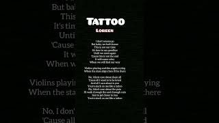 Tattoo (Lyrics) Loreen