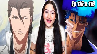 AIZEN'S RETURN \u0026 GRIMMJOW INVADES! | BLEACH Episode 115 \u0026 116 Reaction! New Anime Fan Reacts