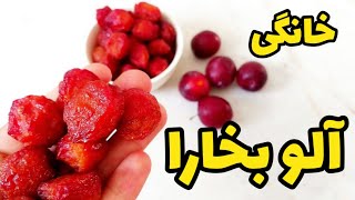 آموزش آلو بخارا خانگی | خشک کردن آلو