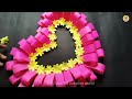 2 unique wall hanging ideas paper flower wall hanging home decor ideas