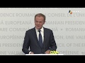 #Romania2019.eu/Tusk: Pur şi simplu, m-am îndrăgostit de Sibiu