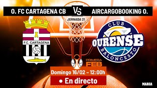 PRIMERA FEB JOR 21 | Odilo Cartagena - AirCargoBooking Ourense, domingo 16/02 a las 12.00