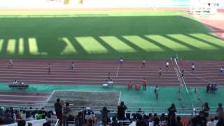 2013年　東海高校新人陸上　男子4X400mリレー　決勝