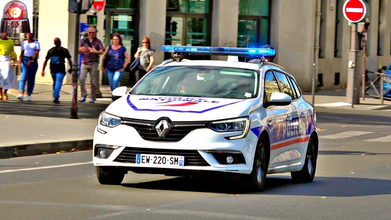 Nouvelle Voiture De Police : Renault Megane // New Police Car In Paris ...