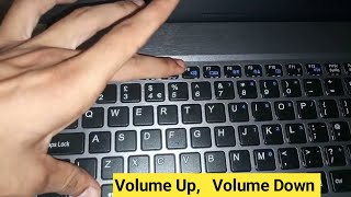how to volume up and down in laptop shortcut keys || volume increase in keyboard shortcut key