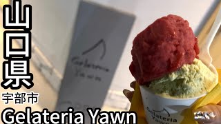 【山口県】【宇部市】Gelateria Yawn 23時まで営業のお洒落すぎるジェラート屋さん！