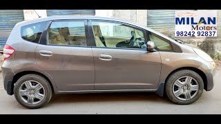 HONDA JAZZ I-VTEC S  2011 OCT PETROL ONLY CERTIFIED CAR | MILAN MOTORS | BEST CAR IN RAJKOT