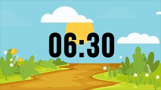 6 Minute 30 Second Countdown Timer with Music For Kids