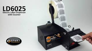 LD6025 Electric Label Dispenser with Counter