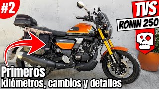 TVS Ronin 250 #2 Primeros kilómetros, cambios y detalles | Alets Go