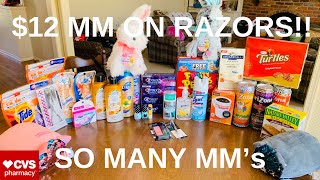 🔥😍 CVS HUGE MM’s // $12 MM ON RAZORS ALONE 😳// .22 CENT TIDE PODS 💃/ ALL THE GOODNESS ❤️