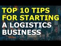 How to Start a Logistics Business | Free Logistics Business Plan Template Included