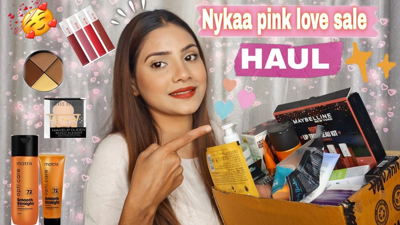 ️🤩Nykaa Pink Love Sale Haul+ Recommendation/Nykaa Haul 2024 /haul Video ...