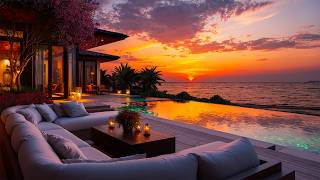 Relax Your Body With Gentle Jazz - Peaceful Jazz Under A Soft Sunset And Ocean Breeze