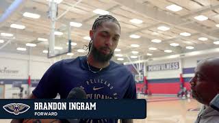 Brandon Ingram talks Big Game in Win vs. Suns | New Orleans Pelicans