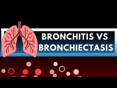 Bronchitis Vs Bronchiectasis// Medical Surgical Nursing// General ...