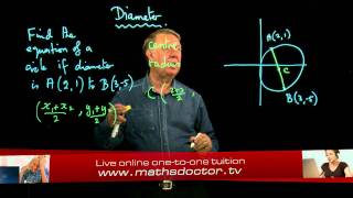 AS Core Maths 1.11 Diameter of a circle