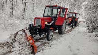 ❄️Atak zimy na Podlasiu w kwietniu ?! 😱Oporowe odśnieżanie 2022 🔥 Ursus C360 4x4 \u0026 Ursus C360 🇵🇱