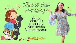 This is Sew Amazing - Easy Summer sundress one day project