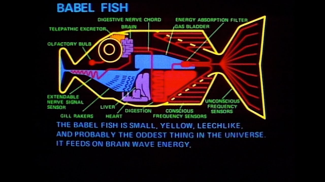 Babel Fish The Oddest Thing In The Universe The Hitchhiker S Guide