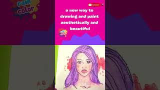 Drawing and Painting faces girl / how to draw a girl