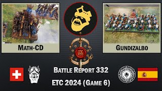 T9A - Battle Report 332 Infernal Dwarves vs Saurian Ancients (ETC 2024)