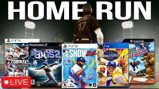 🔴 LIVE - Hitting A Homerun In Every Baseball Game!