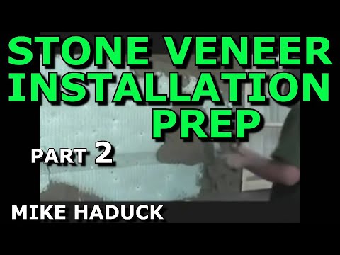 How I Install Stone Veneer (part 2 of 7) Mike Haduck, Preparing for stone installation How I Install Stone Veneer (part 2 of 7) Mike Haduck, Preparing for stone installation