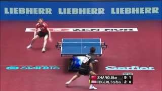 2014 WTTTC MT-Gr CHN-AUT (3) Zhang Jike - Stefan Fegerl (full match|short form in HD)