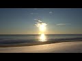 sunrise 4k 1 hour healing sound of waves winter sea 朝日 日の出 波の音 冬の海 癒し リラックス １時間